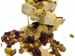  Cranberry + Pistachio Road White